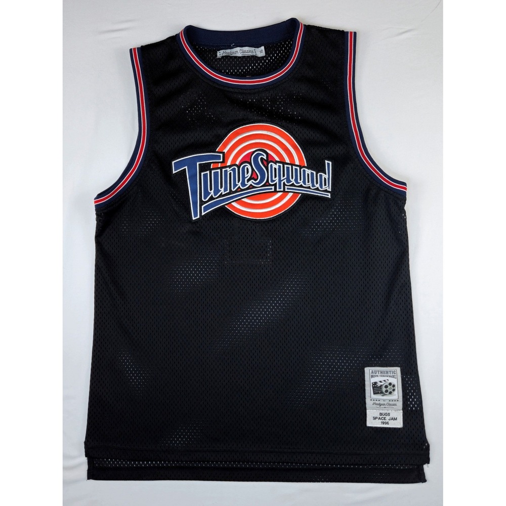Headgear Classics Space Jam Bugs Bunny Tune Squad Jersey blk Mens XL 1996 Movie